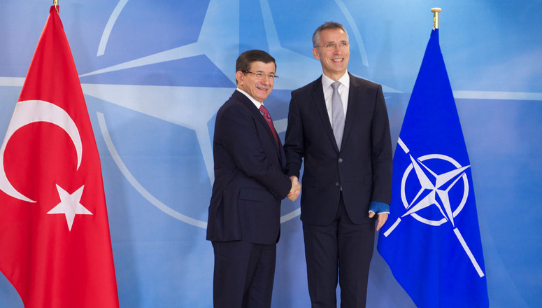 The Prime Minister of Turkey visits NATO