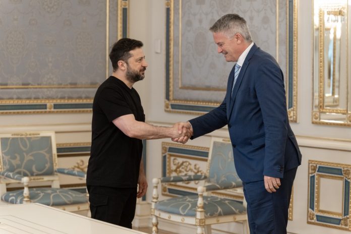 Volodimir Zelenski Mathias Cormann