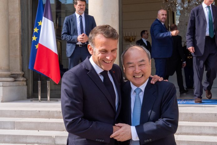emmanuel macron SoftBank