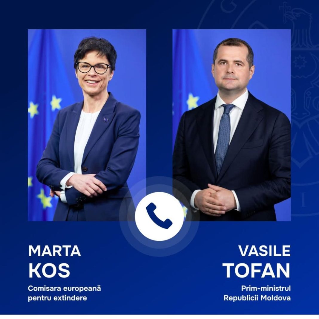 Vasile Tofan a discutat cu comisarul european pentru extindere, Marta Kos, despre următorii pași în procesul de aderare a Republicii Moldova la UE Vasile Tofan a discutat cu comisarul european pentru extindere, Marta Kos, despre următorii pași în procesul de aderare a Republicii Moldova la UE