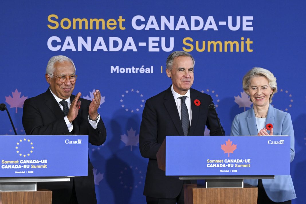 UE și Canada au lansat “Alianța pentru Viitor” și pregătesc o “asociere tot mai strânsă” fără aderare, axate pe comerț, energie, materii prime, digitale, securitate și legături interumane UE și Canada au lansat “Alianța pentru Viitor” și pregătesc o “asociere tot mai strânsă” fără aderare, axate pe comerț, energie, materii prime, digitale, securitate și legături interumane