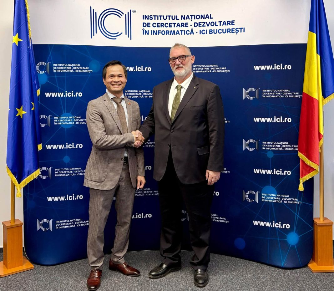 Directorul ICI București și ambasadorul Vietnamului au discutat despre cooperarea în cercetare și utilizarea inteligenței artificiale în serviciile publice Directorul ICI București și ambasadorul Vietnamului au discutat despre cooperarea în cercetare și utilizarea inteligenței artificiale în serviciile publice